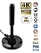 HDTV Antenna 2019 Max Reception Portable Indoor Digital Antenna 120 Mile Long Range with Amplifier Signal Booster for 4K HD VHF UHF Local TV Channels with 26ft Coaxial Cable Support All Televisions