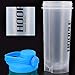 Hoople Protein Shaker Bottle, Gym Sports Water Bottle, Smoothie Mixer Cups, BPA Free, Flip Lid with Powerful Blending Ball Included, 24-Ounce (4 Pack, Random Color)
