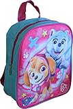 Nickelodeon Paw Patrol Girl 10 Mini Backpack, Pink-Purple-Blue, Size Small