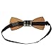 Wooden Bow Tie, Men's Fashion Pre Tie Wooden Bowtie Creative Present Tuxedo Necktie Handmade Creative Wooden Bow Tie With Gift Box