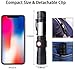 Rechargeable Flashlight, Magnetic Flashlight（included Battery), Super Bright Pocket-Sized COB Work Light T6 LED Torch with Clip, Zoomable, Water Resistant, 4 Modes for Camping Hiking 2 Pack