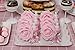 Baby bottles for Baby shower, 24Pcs Mini girl Baby shower favors Candy Bottle with 5Pcs Artificial Rose for Newborn Baby Baptism Party, baby shower party décor,pink,Noex Direct (Bottle Rose-1)