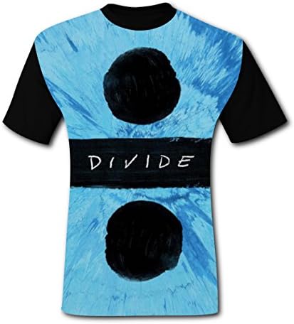 ED Divide Mens T-Shirts 3D Printed Tee Shirt Large