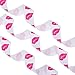 Satinior 3 Rolls Perforated Lip Stickers for DIY Decorating Crafting, Rosy Color, Totally 1200 Stickers