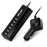 8-Port Multiple Car Charger : Jelly Comb 8 Ports Car Phone Charger Adapter for iPhone X / 8 / 7 / Plus, iPad Pro / Air 2 / mini, Samsung Galaxy Note8 / S8 / S8+ and More