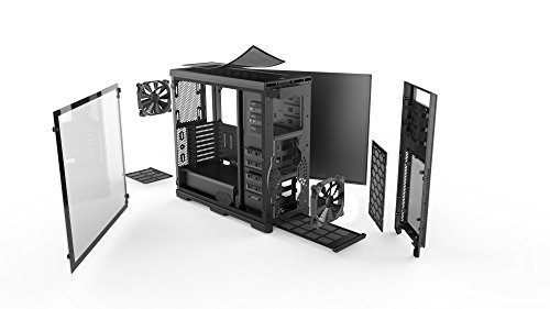Phanteks Enthoo Pro TG Full ATX Chassis Integrated RGB lighting Tempered Glass Side Panel Black (PH-ES614PTG_BK)