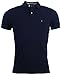 Tommy Hilfiger Mens Custom Fit Solid Color Polo Shirt - XL - Navy
