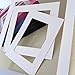 ZBEIVAN 11x14 White Picture Mats for 8.5x11 Pictures with Core Bevel Cut Frame Mattes - Pack of 12