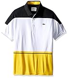 Lacoste Men's Tennis Short Sleeve Color Block Ultradry T-Shirt
