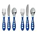 Gerber Stainless Steel Tip Kiddy Cutlery Set, 2 Sets - Blue