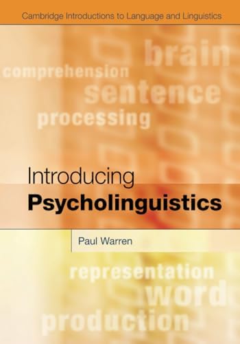 Amazon.com: An Introduction to Psycholinguistics (Learning about