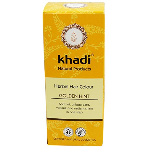 KHADI - Herbal Hair Colour Golden Hint - Long-lasting - 100% herbal