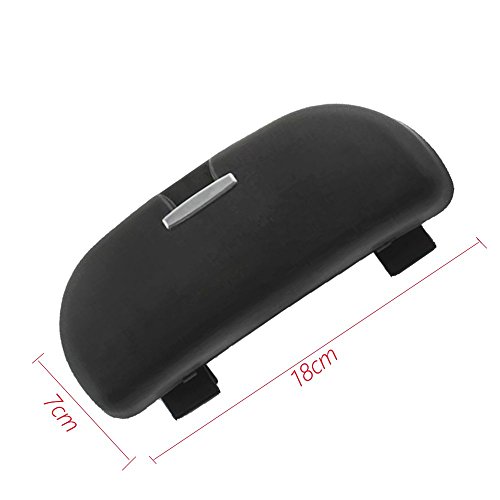 HOLDCY Car Glasses Holder Sun Visor Clip - Eye Sunglasses Storage Holder Box - Automotive Accessories ABS 1Pcs Apply to All Car Models (Black)