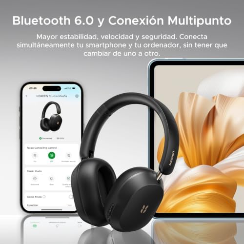 HiTune MAX 5s Auriculares Inalambricos Bluetooth ANC 45dB Hi Res