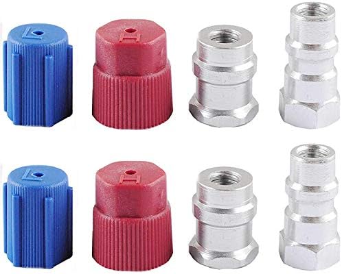 Wadoy R12 To R134a Retrofit Kit For A C Pro Refrigerant R12 To R134a Conversion Kit R12 To R134a Adapter Kit 2 Set Automotive Amazon Com