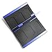 Pctc 6 Slots Aluminum Memory Card Case Sd Card Protecter Box Storage Case(Double Side) Holder Blue Color