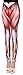 EPYA Women's Fashion Digital Pattern Print Sheer Footless Leggings