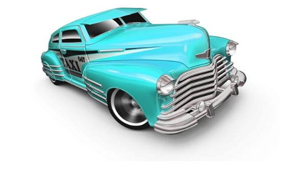 Amazon Com Mattel Hot Wheels 47 Chevy Fleetline Aqua Taxi Hw City Works 12 9 10 139 247 Scale 1 64 Toys Games