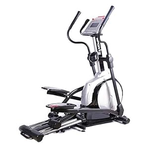 Elliptical Machine Cross Trainer, Front 8kg Two-Way Electromagnetic Control Mute Flywheel, 12-Speed Shift Resistance Adjustment, Multi-Function Display, Fitness Equipment Suitable for Home Use