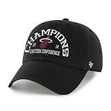 NBA Miami Heat 2014 Eastern Conference Champions Clean Up Adjustable Hat, Black, One Size
