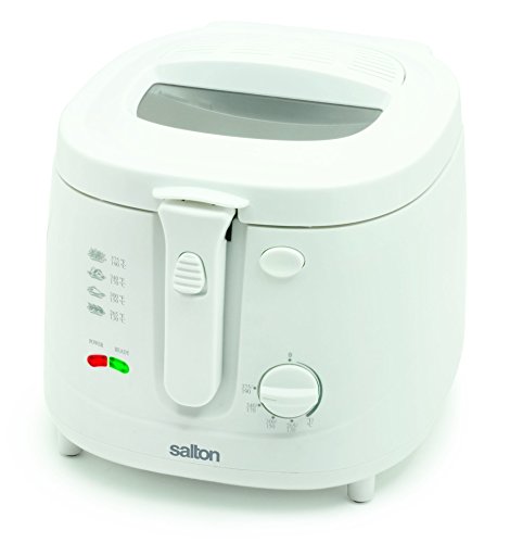 Salton DF1240 Cool Touch Deep Fryer, 2.5-Liter, White