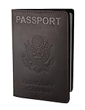 Leather Passport Cover Holder For Men & Women - Passport Case by Birdson