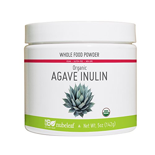 image for Nubeleaf Agave Inulin Powder - Non-GMO, Gluten-Free, Raw, Organic, Veg