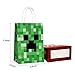Party Favor Bags for Pixels Miner Birthday Party Supplies, Party Gift Goody Treat Candy Bags for Pixels Miner Party Favors Decor Birthday Party Decor for Pixels Miner Party Girls Kids