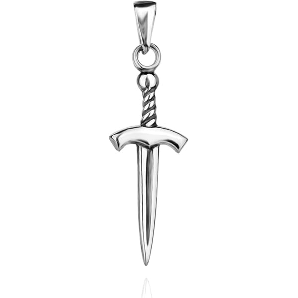 Amazon.com: Claddagh Gold .925 Sterling Silver Dagger Charm