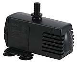 EcoPlus 160 GPH (605 LPH, 10.5W) Submersible Water Pump w/ 6 ft Power Cord | Aquarium, Fish Tank, Fountain, Pond, Hydroponics
