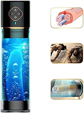 Male Multi-Frequency Water Enlargement Male Materbating Toy Massag Personal Pénnis Pump Black