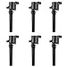 Set of 6 Ignition Coils for Various Ford Mazda Mercury 3.0L V6 fits DG-500 / DG500 / FD502