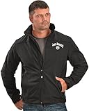 Jack Daniels Men's Daniel's Softshell Zip-Up Jacket Black Large