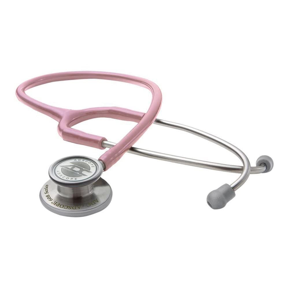 ADC Adscope 608 - Convertible Clinician Stethoscope - Metallic Pink