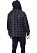 Visive Lined Flannel Sherpa Jacket for Men Thick Fleece Heavy Zip up Hoodies Big and Tall Plaid Quilted Mens Flannel Jackets Large Black