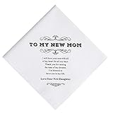 CQNET New Mother verse Wedding Gift Hankie Wedding Handkerchief Gift