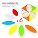 D-FantiX Qiyi Ivy Cube Stickerless Qiyi Mofangge Skewb Cube Leaf Cube Puzzle Toy