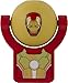 Projectables 13342 Iron Man 3 LED Plug-In Night Light, Gold and Red, Collector’s Edition, Light Sensing, Auto On/Off, Projects Marvel Comics Character Iron Man on Ceiling, Wall, or Floor