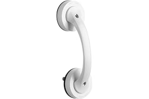SOLUSTRE Suction Cup Handle for Shower Portable Grab Bar Bathroom Safety Support Bar Easy Install Sliding Door Handle for Eld