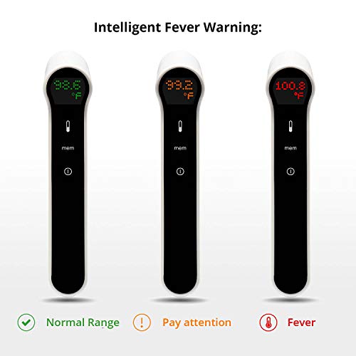 Digital Infrared Forehead and Ear Thermometer by PARAMED - Accurate, Instant Scan Dual Function Medical Thermometer - Backlight Display with Fever Alarm - Clinically Calibrated for Adult Kids Infant - Thumbnail 4