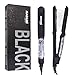 Steam Hair Straightener Flat Iron Professional Ceramic Tourmaline 2-in-1 Straightening Iron, Adjustable 300-450F Salon Vapor Styler, 110-220V Dual Voltage