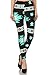 Leggings Depot MD003B-OS2 Turquoise Black