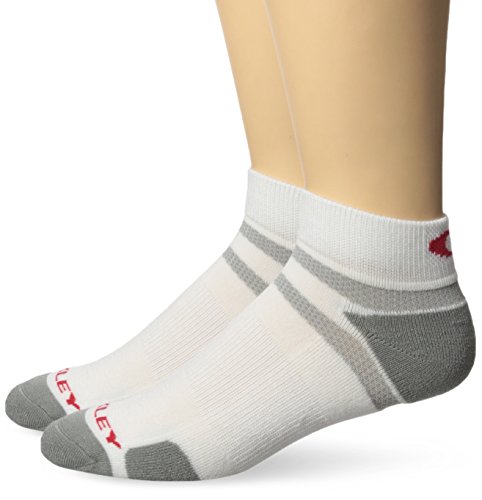 Oakley Men's Golf Low Cut Socks (5 Pack), White, Large