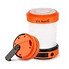 ThorFire Campinglamp, led, opvouwbare lantaarn, dynamo, draagbaar, oplaadbaar door zwengel en USB, campinglamp voor…