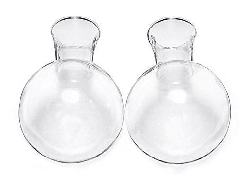 Ivolador Desktop Glass Planter Bulb Vase with Retro Solid Wooden Stand for Hydroponics Plants Home Garden Wedding Décor (Accessories)