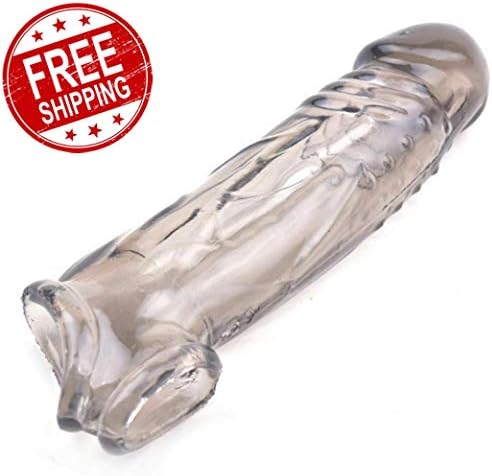 Extender Enlarger Enhancer Sleeve Girth Toy for Male Color Clear/Black Version 1887