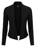 NINEXIS Women's Long Sleeve Slim fit Open Front Blazer
