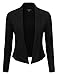 NINEXIS Women's Long Sleeve Slim fit Open Front Blazer