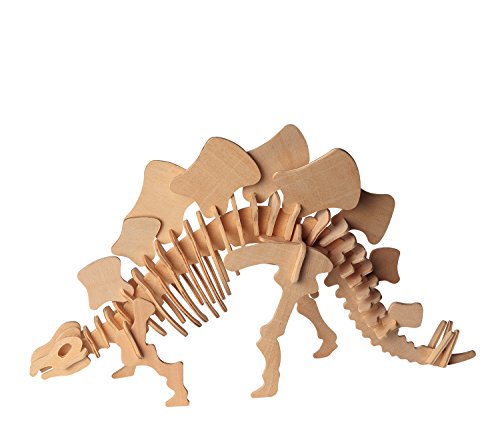 Puzzled Stegosaurus 3D Woodcraft Construction Kit by