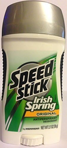 Speed Stick Antiperspirant Deodorant - Irish Spring Original - Net Wt. 2.7 OZ (76 g) Each - Pack of 3 by Mennen Speed Sticks